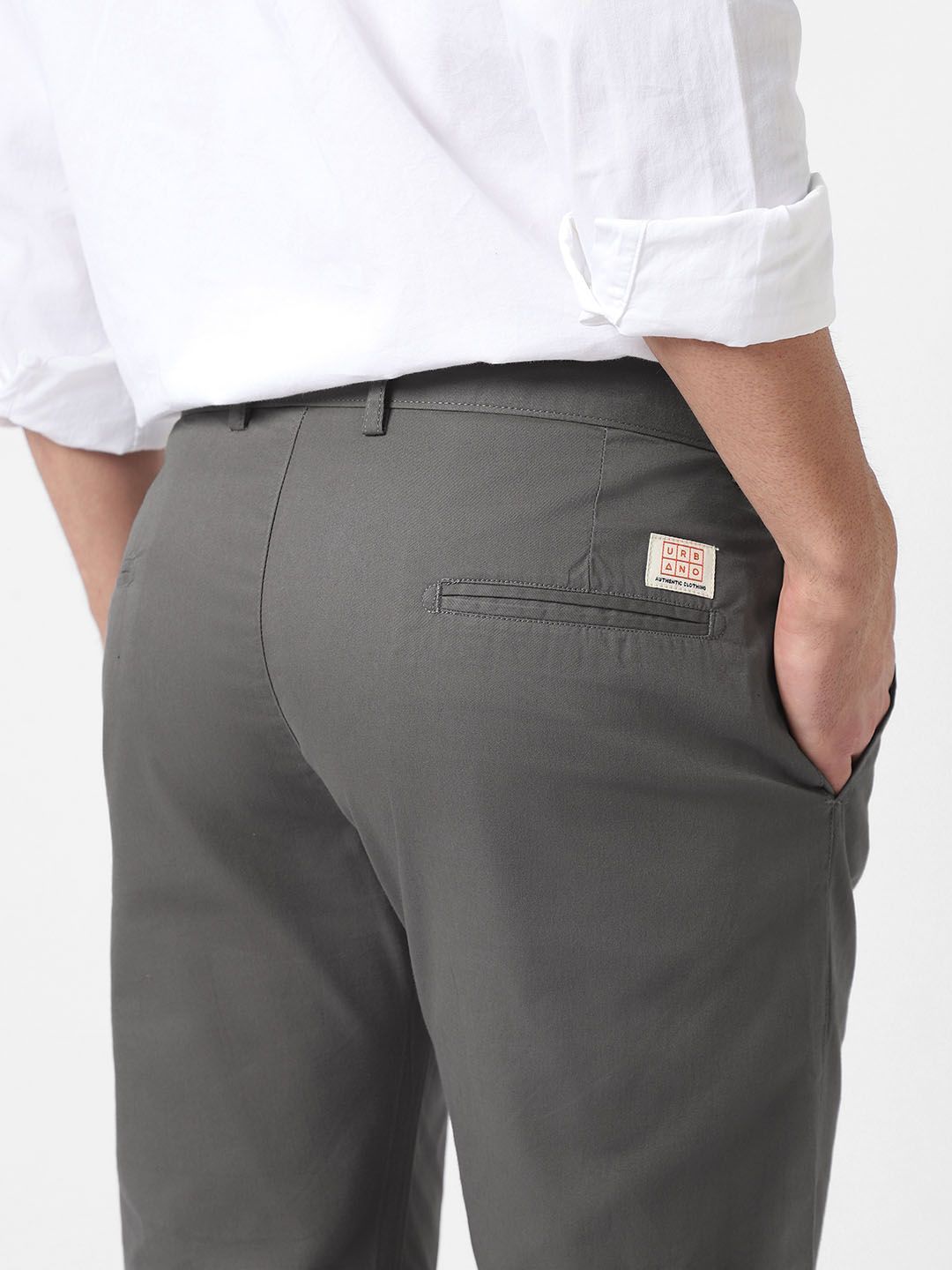 Urbano Fashion Men Slim Fit Easy Wash Cotton Chinos