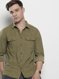 The Indian Garage Co Corduroy Casual Shirt