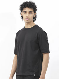 Lelaki Arnab Langka Qlo T-Shirt Kapas Leher Leher Pusingan