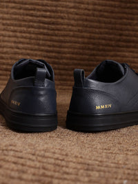 RARE RABBIT Men Sauron Pro Colourblocked Leather Sneakers