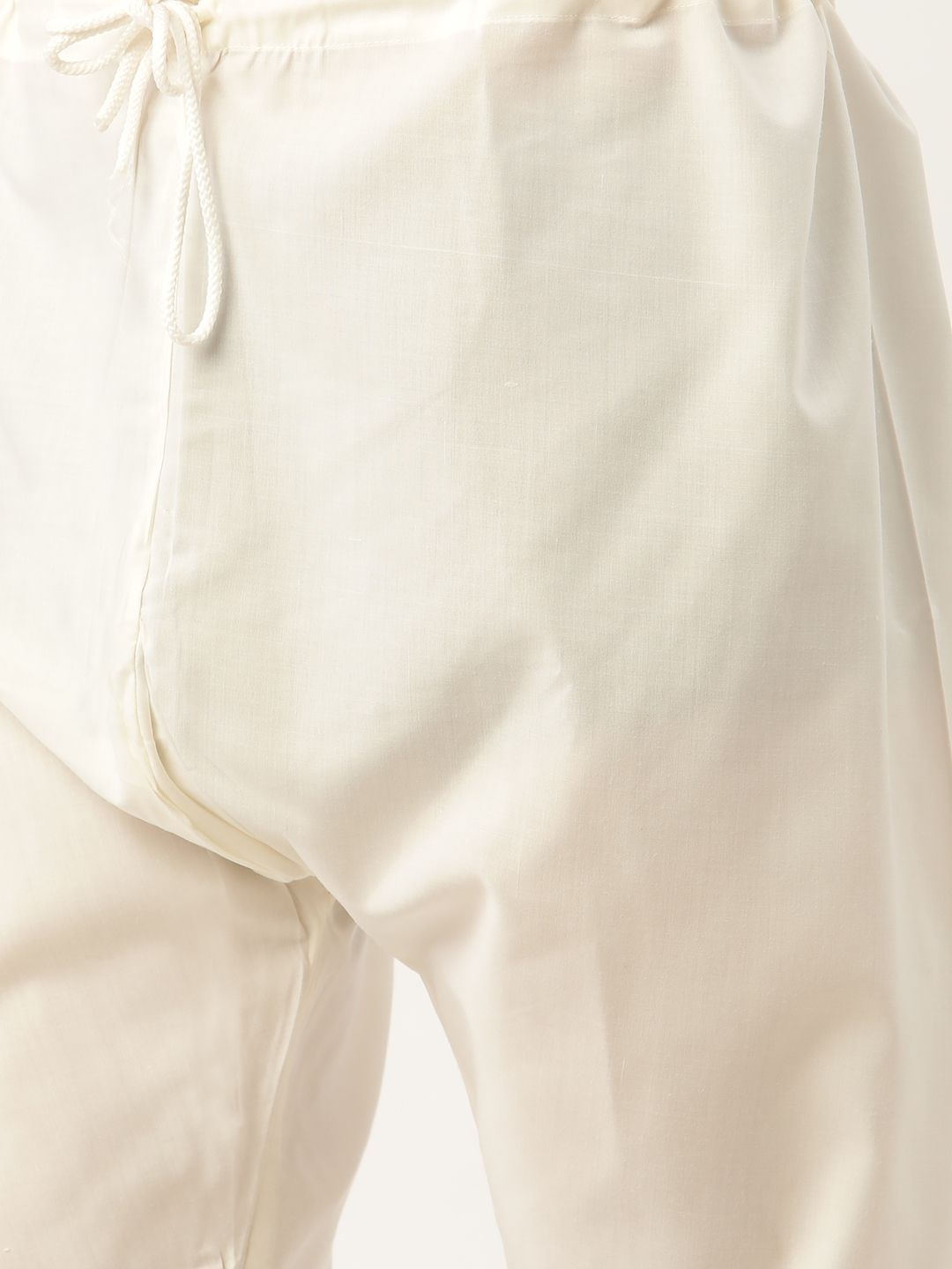 SOJANYA Men Green & Off-White Ethnic Motifs Kurta with Churidar & Nehru Jacket