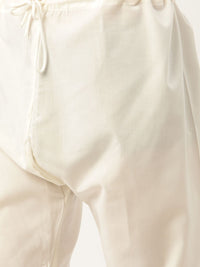 SOJANYA Men Green & Off-White Ethnic Motifs Kurta with Churidar & Nehru Jacket