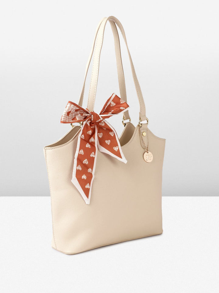 all about you Structured Shoulder Bag with Bow Detail