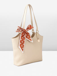 all about you Structured Shoulder Bag with Bow Detail