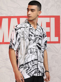HIGHLANDER Men Graphic Printed Drop Shoulder Sleeves Casual Shirt