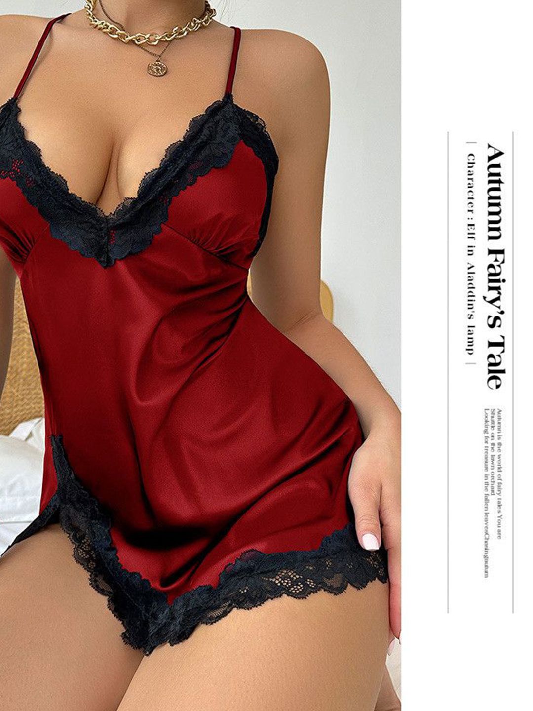 DressBerry Above Knee Nightdress