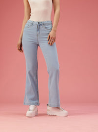 DressBerry Women Bootcut High-Rise Stretchable Jeans