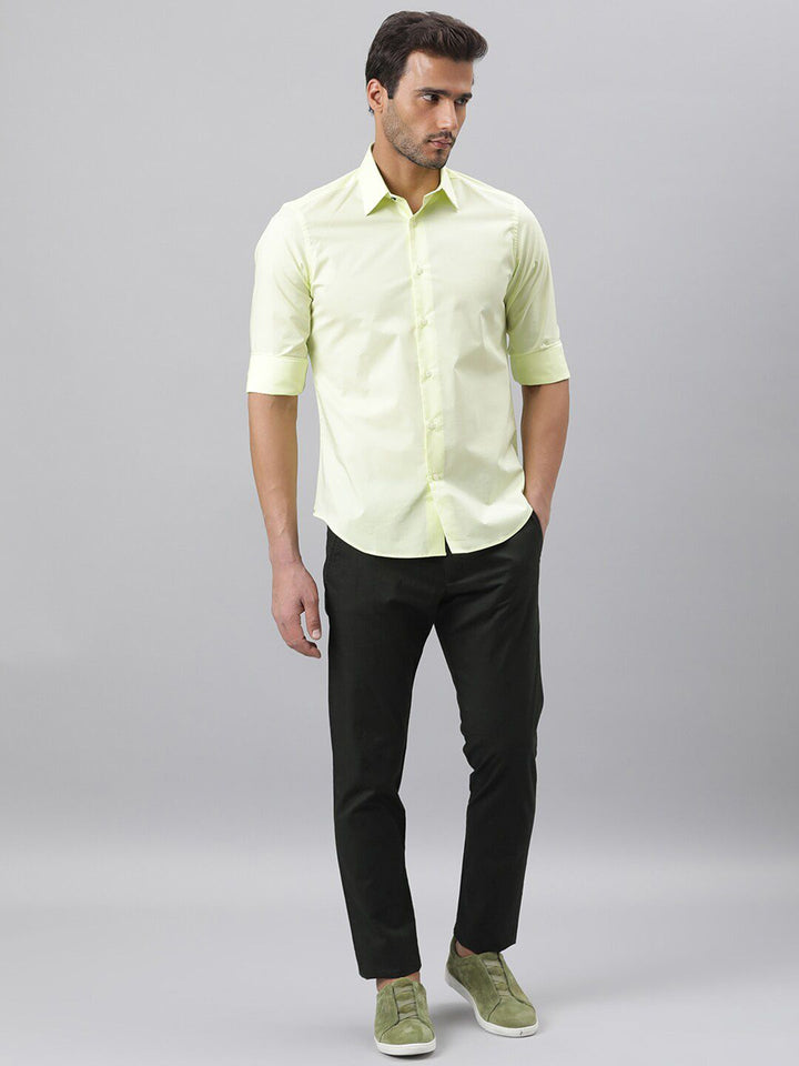 RARE RABBIT Men Neutro Slim Fit Cotton Shirt