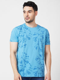 T-Shirt Kasual Slim Catton Spykar Abstrak Abstrak Abstrak