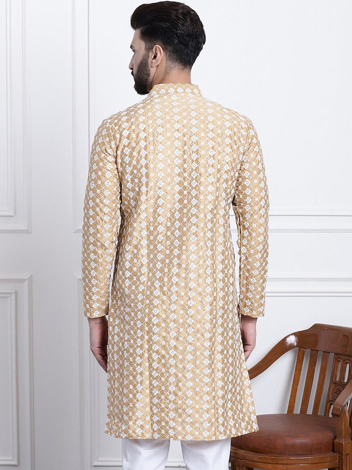 SOJANYA Kurta Kerja Benang Sulam Bunga