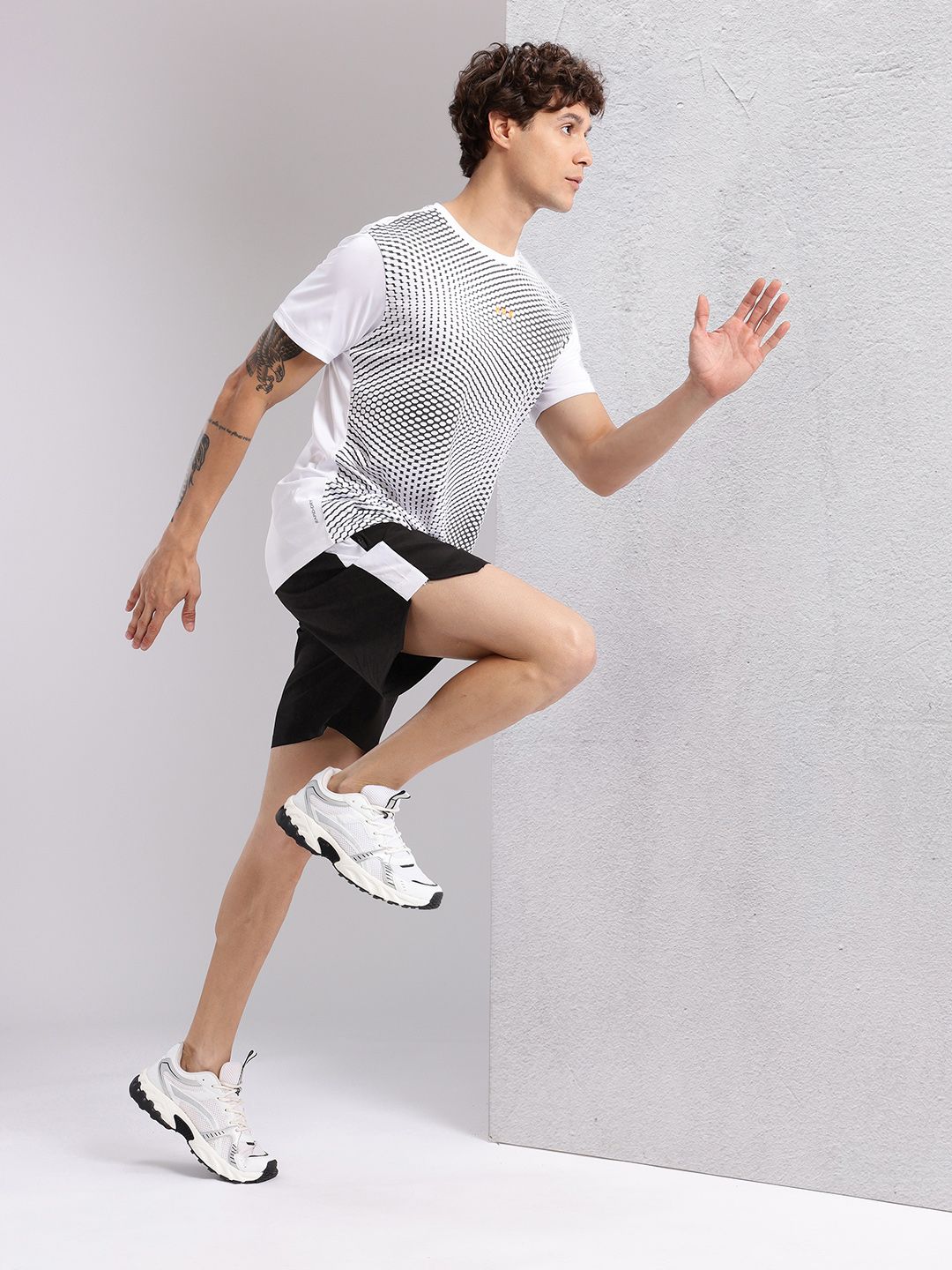 HRX by Hrithik Roshan Men Brand Logo Printed Mid-Rise Running Shorts