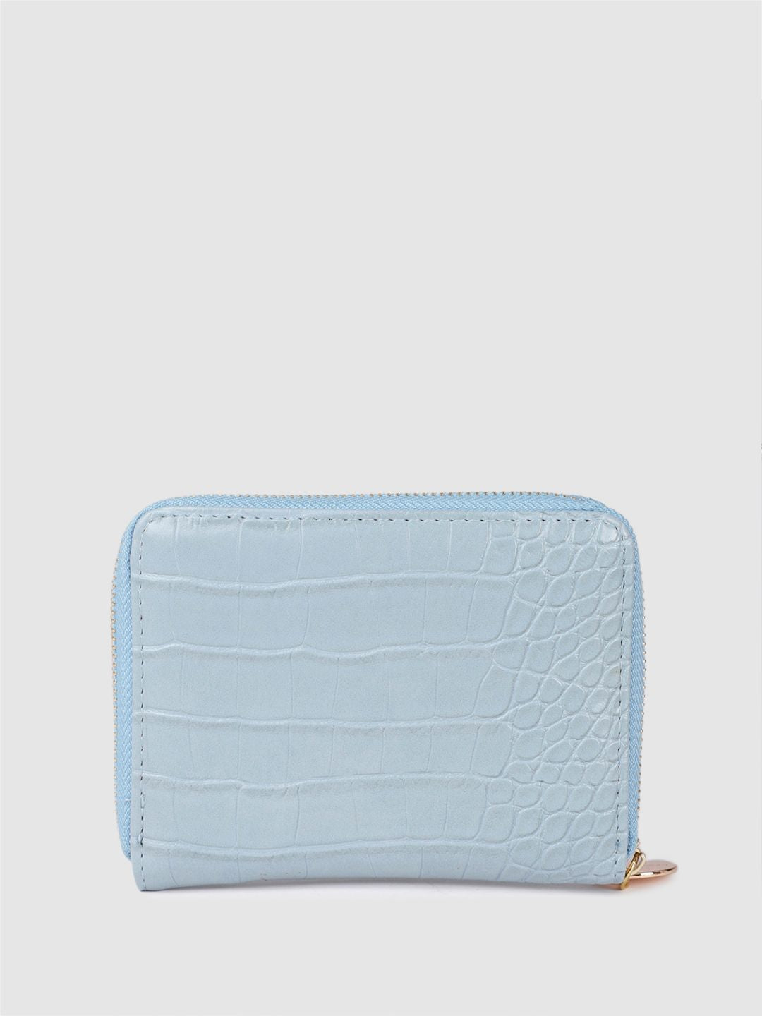 Lino Perros Women Croc & Snakeskin Textured Zip Around Wallet