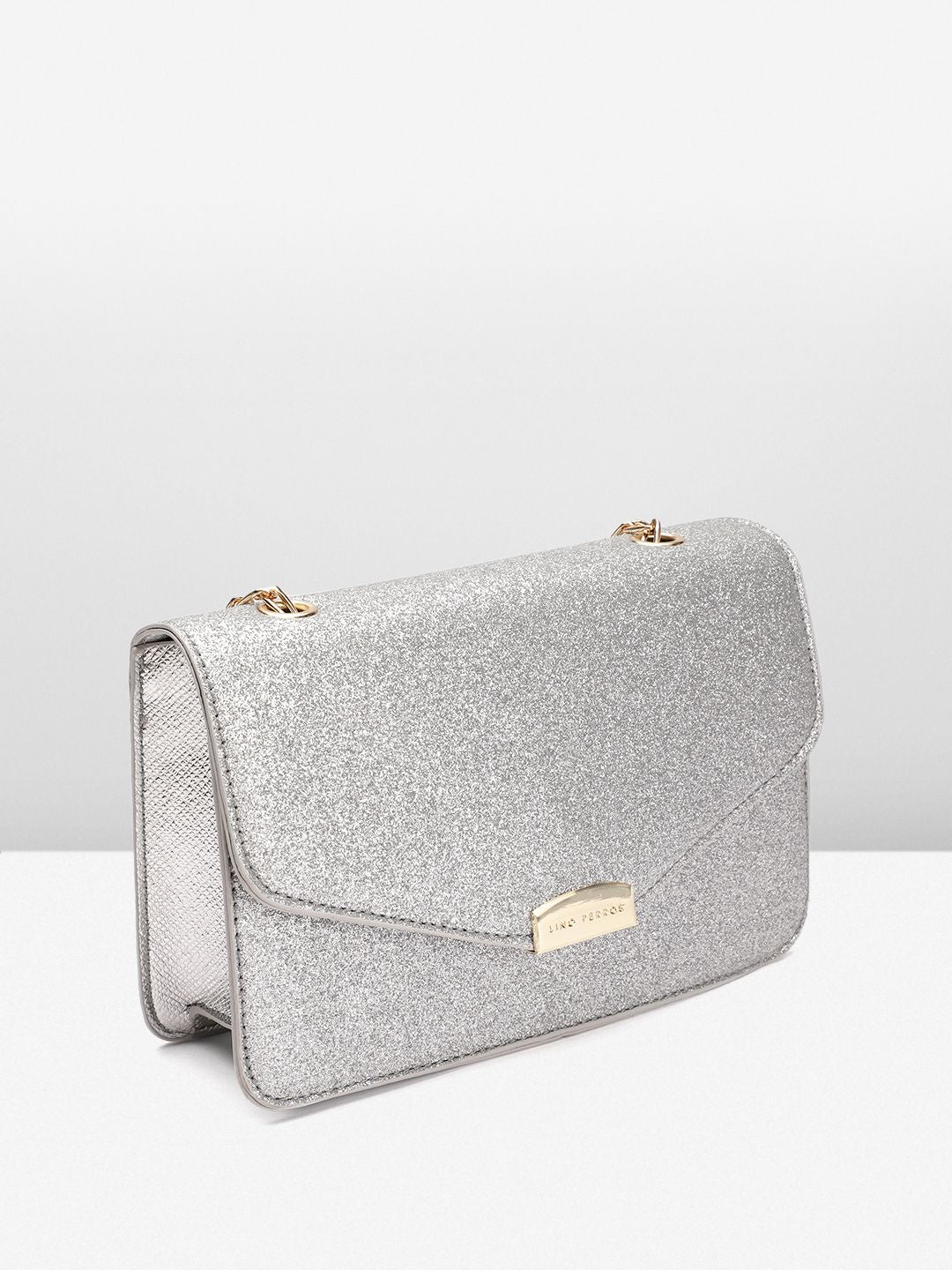 Lino Perros Structured Shimmery Sling Bag