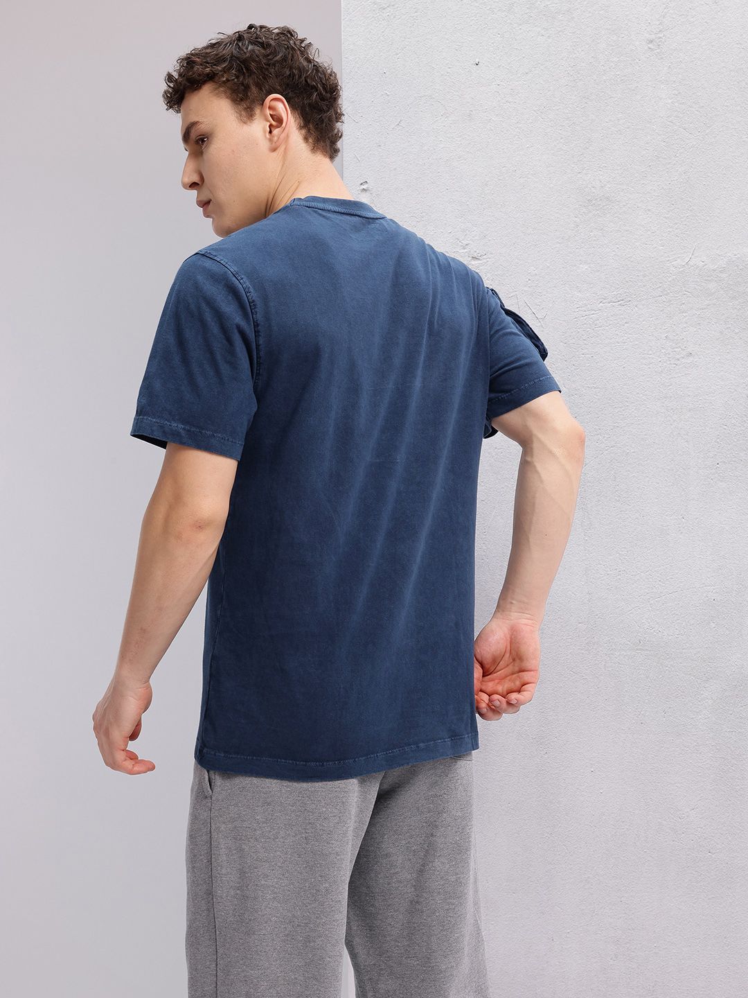 HRX by Hrithik Roshan Pure Cotton Pocket Lifestyle T-shirt