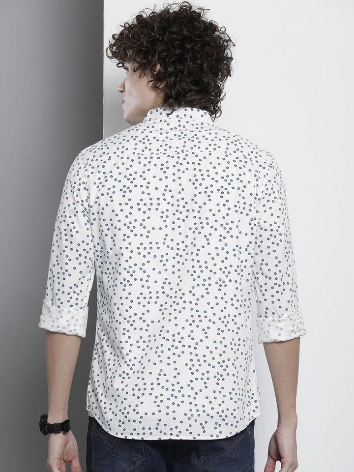 The Indian Garage Co Men Pure Cotton Floral Printed Casual Shirt