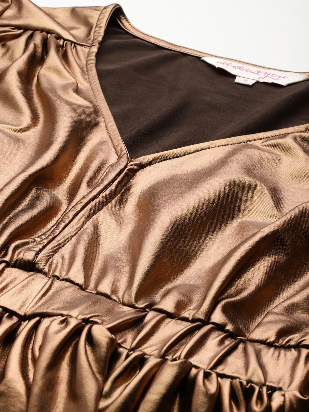 all about you Sheen Fit & Flare Midi Dress