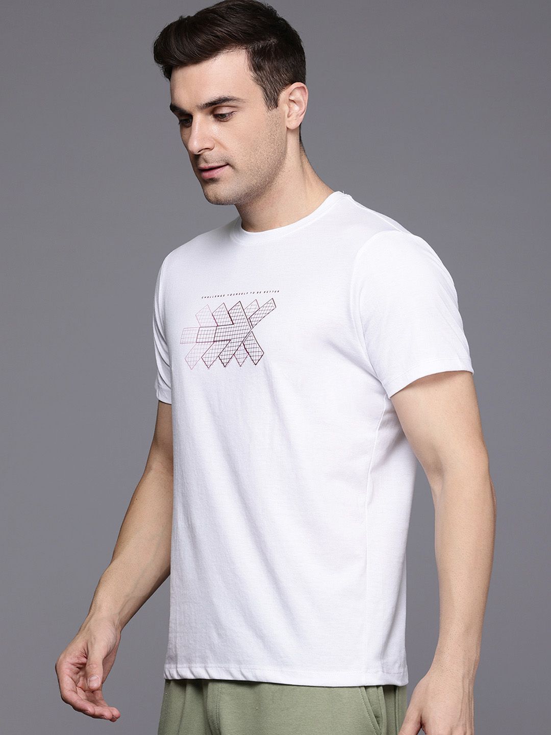 HRX by Hrithik Roshan Lifestyle Brand Logo Printed T-shirt