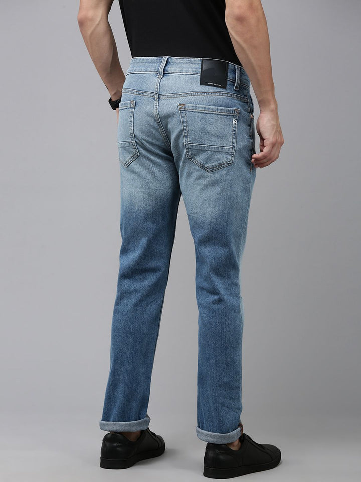 SPYKAR Men Rover Mildly Distressed Light Fade Stretchable Jeans