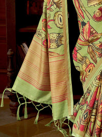 Saree mall Floral Printed Chanderi Sarees