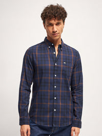 THE BEAR HOUSE Men Slim Fit Tartan Checks Opaque Checked Casual Shirt