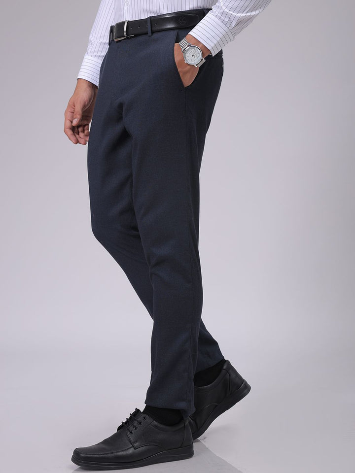 The Indian Garage Co. X Luxe Men Slim Fit Formal Trousers