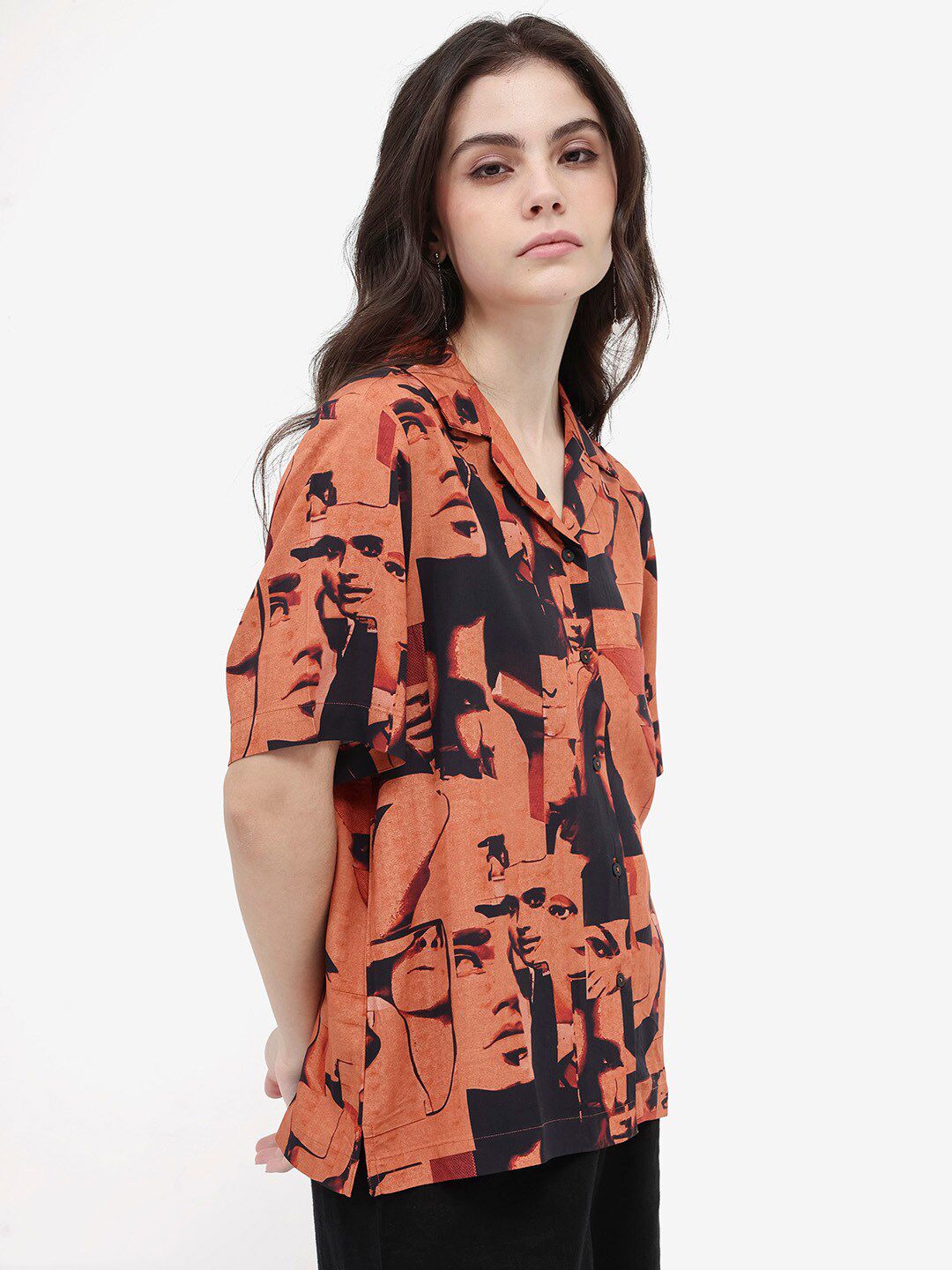 RAREISM Print Cotton Top
