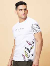 Being Human Men Printed Pure Cotton T-shirt