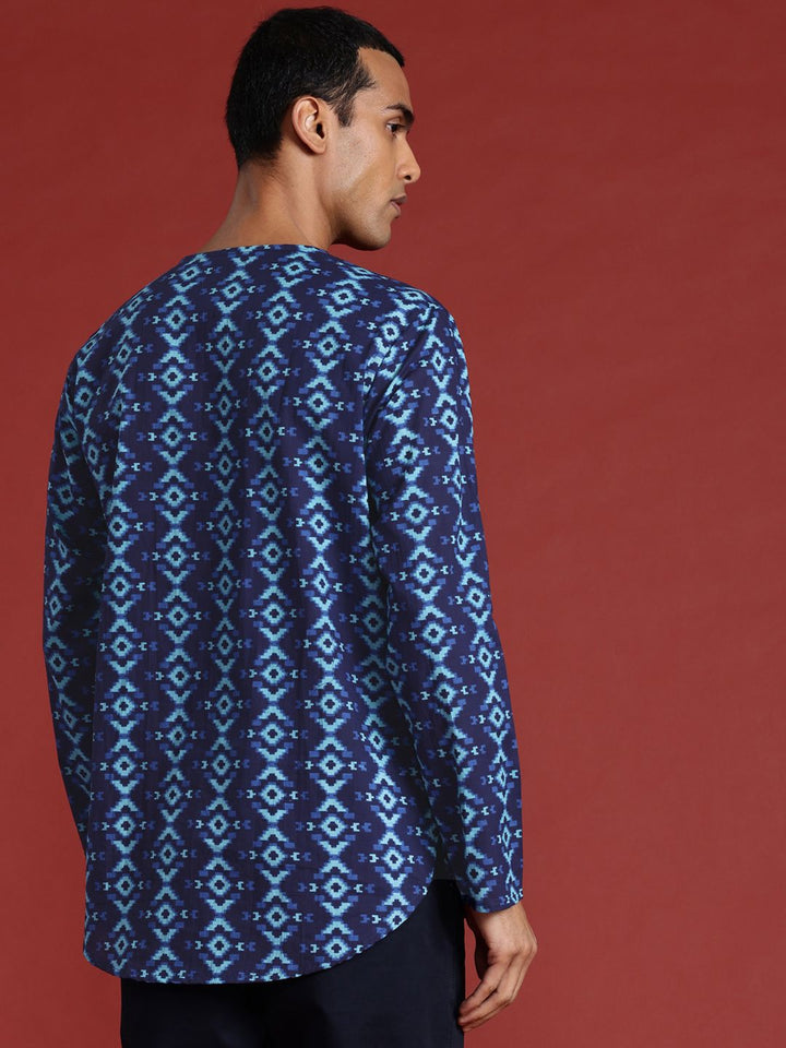 Anouk Ethnic Motifs Print Pure Cotton Short Kurta