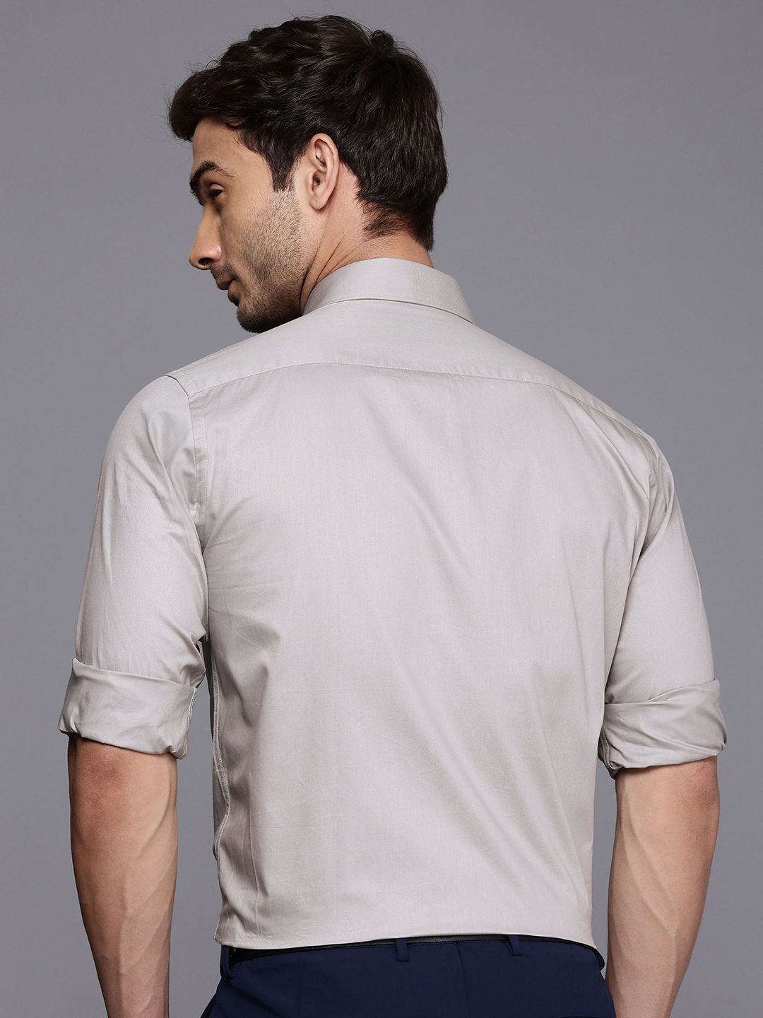Raymond Slim Fit Opaque Pure Cotton Formal Shirt