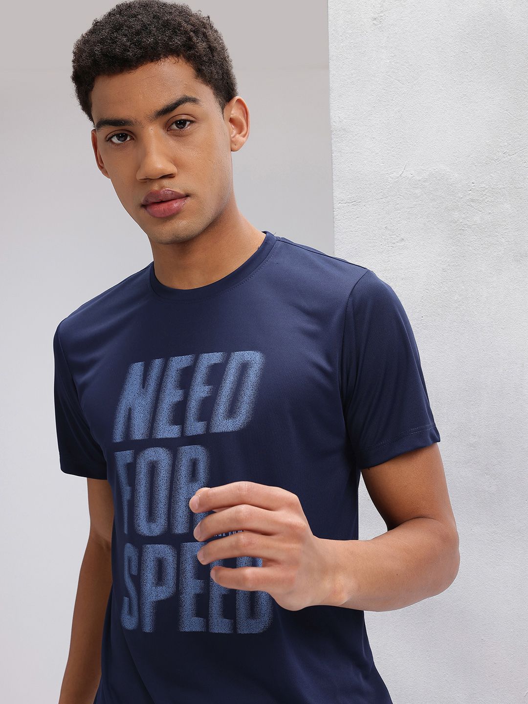 HRX by Hrithik Roshan Rapid-Dry Typography Print Running T-shirt