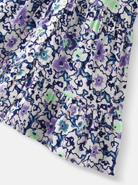 Nauti Nati Girls Floral Printed Knee Length Dress