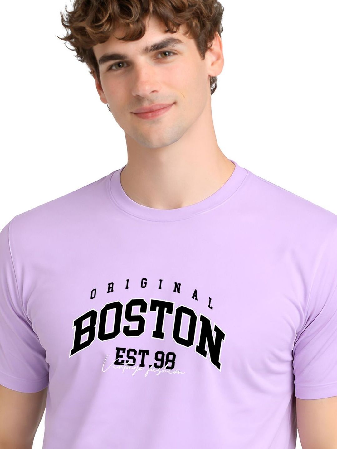 ADRO Men Typography Printed T-shirt