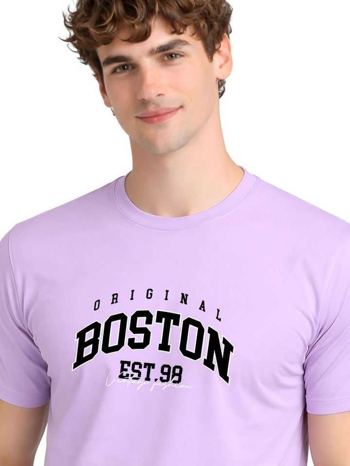 ADRO Men Typography Printed T-shirt