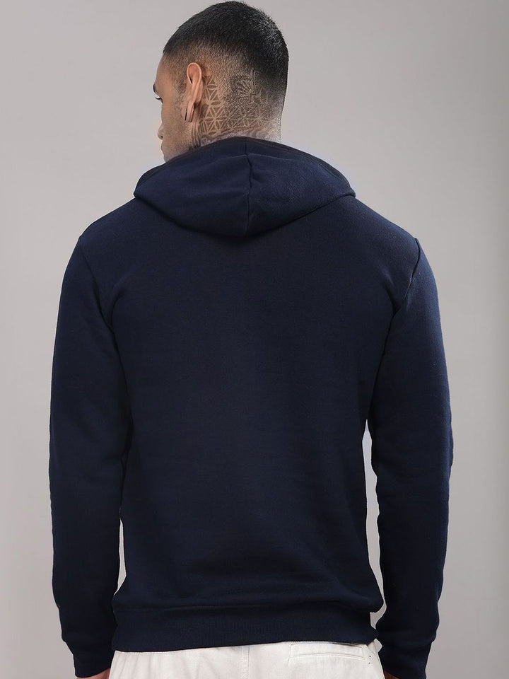 ADRO Men Printed Hooded Sweatshirt