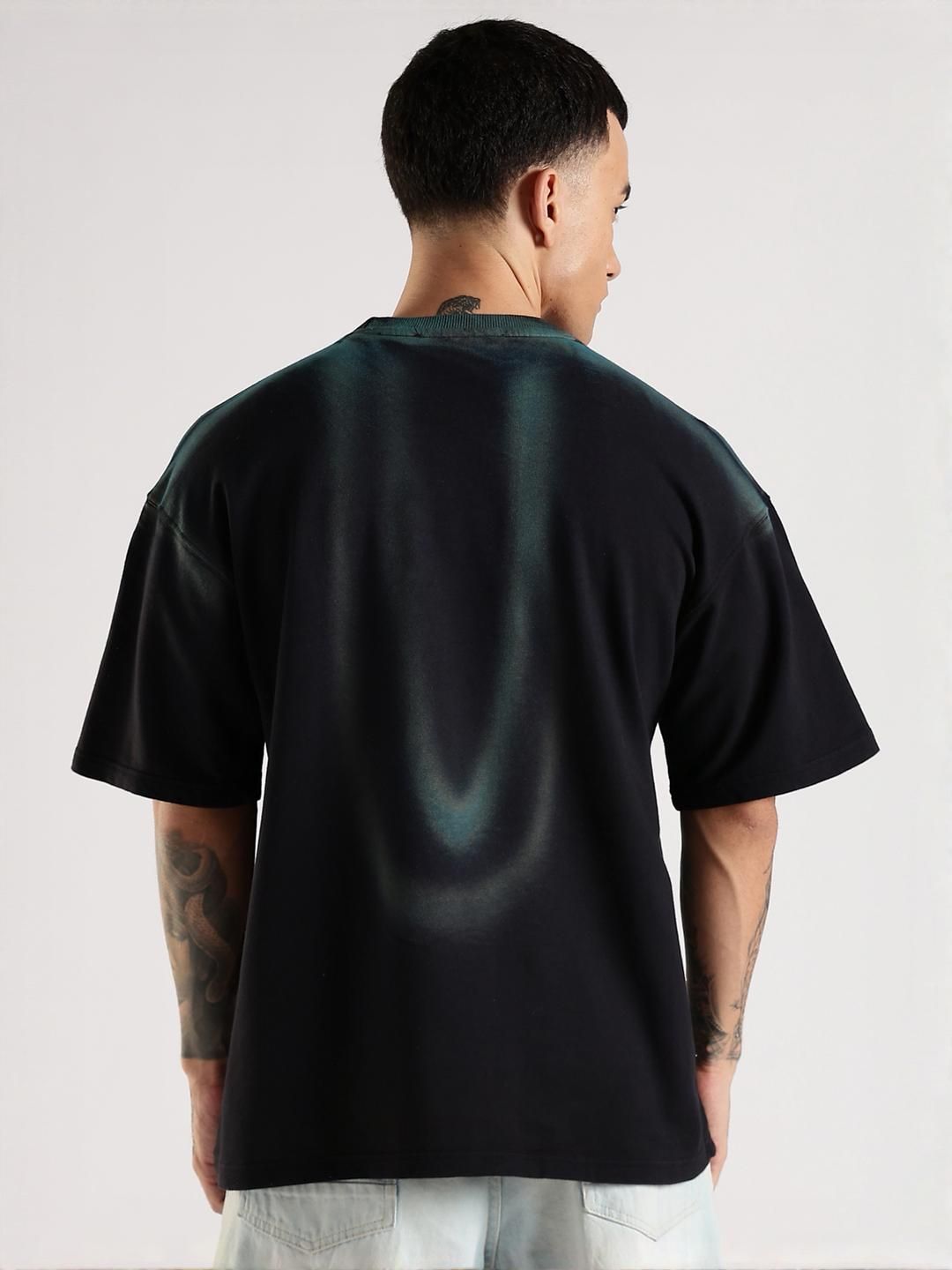 ADRO Men Black Tshirts