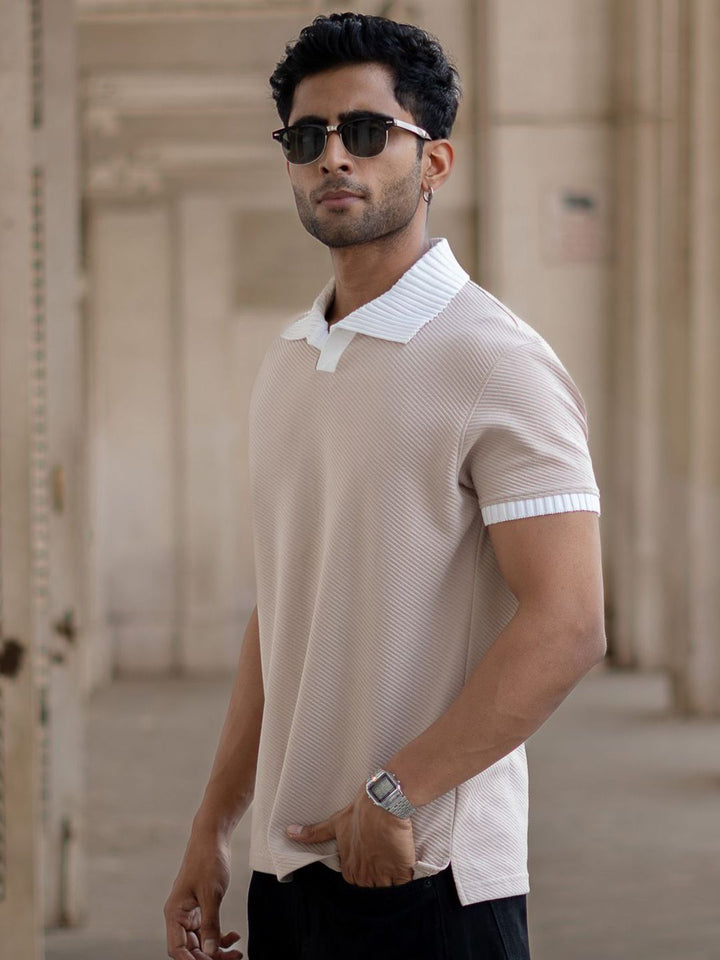 Powerlook Men Polo Collar T-shirt