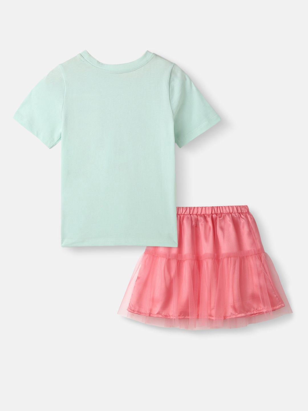 Nauti Nati Girls Printed Top with Skirt