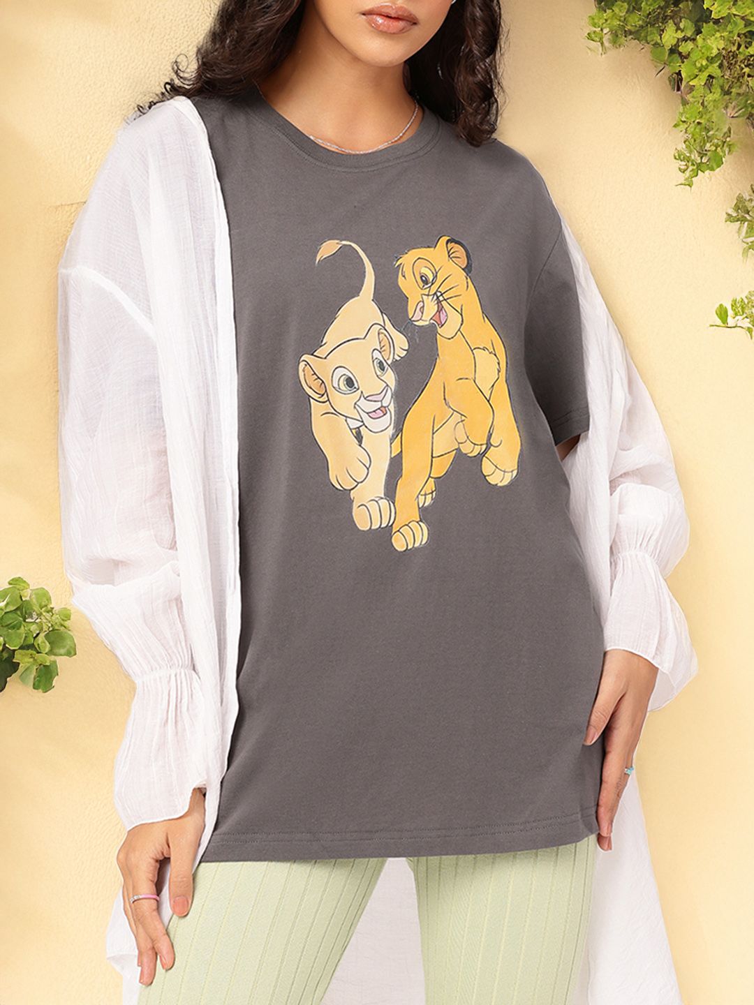 DressBerry Graphic Groove Printed T-shirt