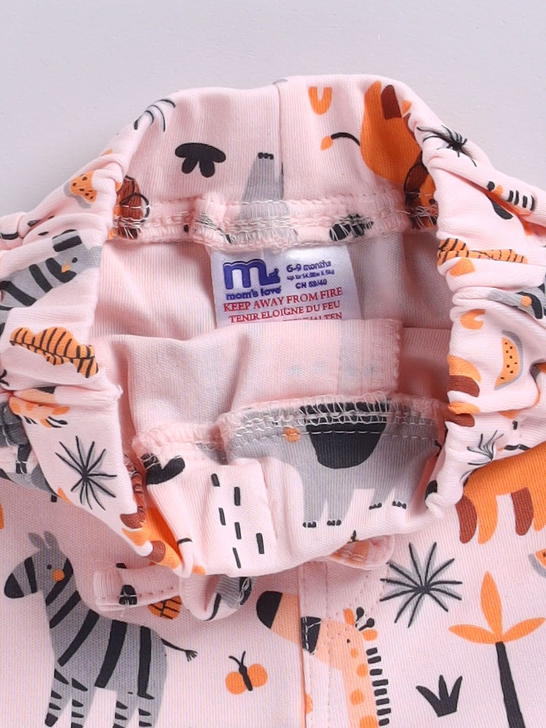 Moms Love Infant Boys Graphic Printed Pure Cotton Clothing Set