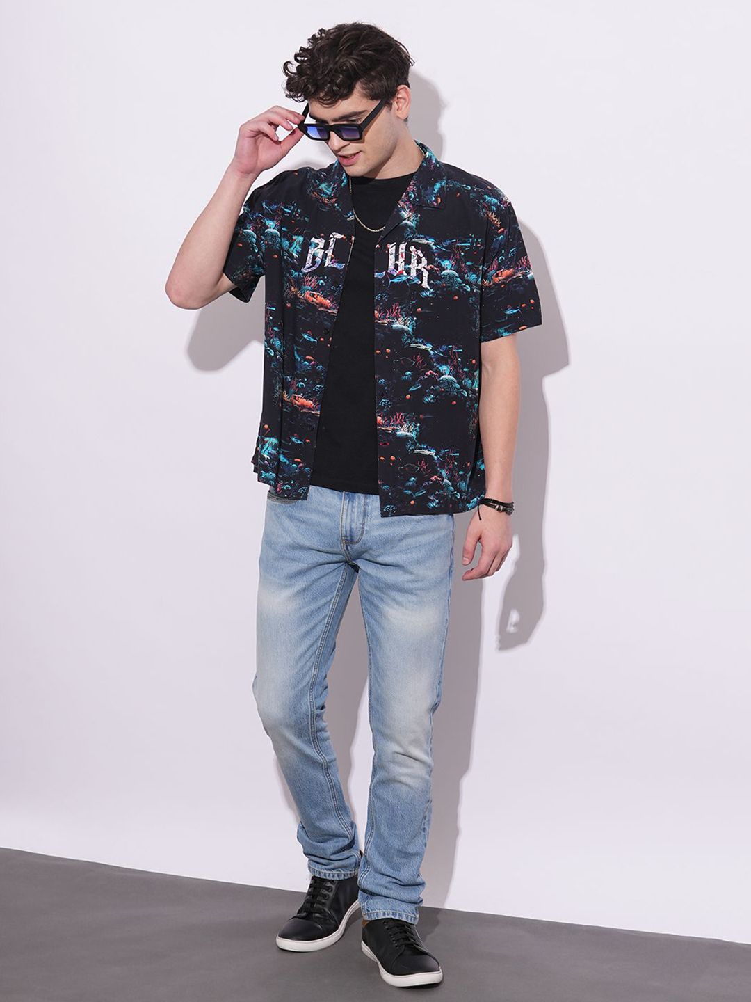 Being Human Men Classic Opaque Printed Casual Shirt