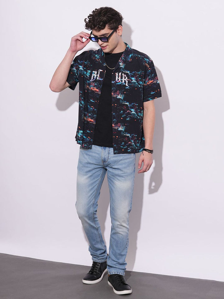Being Human Men Classic Opaque Printed Casual Shirt