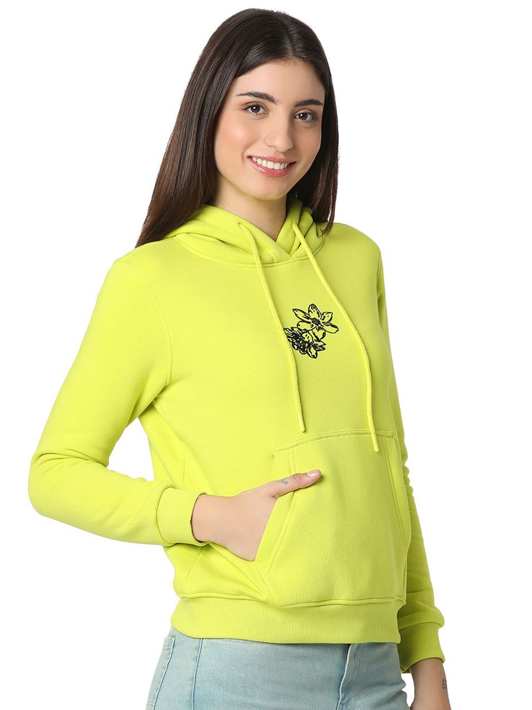 SPYKAR Women Hooded Sweatshirt