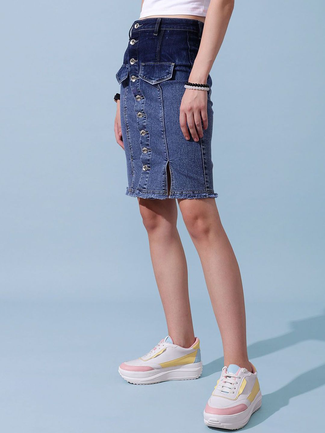 STREET 9  Women Straight Knee Length Skirts