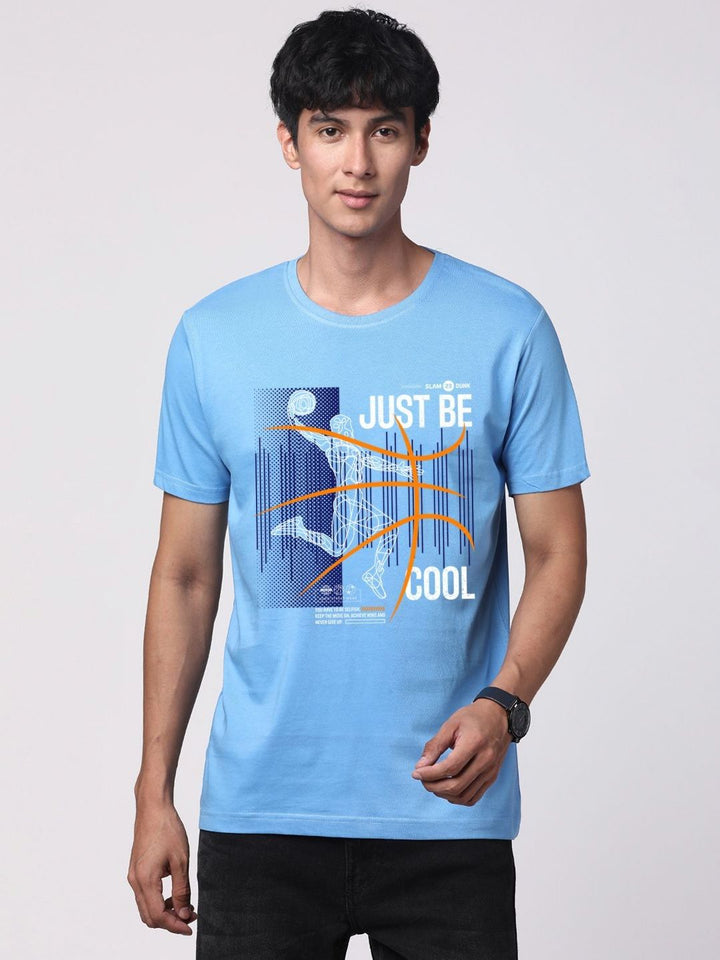 ADRO Men Graphic Printed Cotton T-shirt