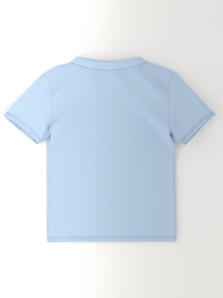 Nauti Nati Casual Outdoor Boys Pack Of 2 Beach Printed Antimicrobial Cotton T-Shirts
