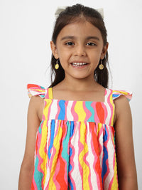 Nauti Nati Girls Striped Sleeveless Dress