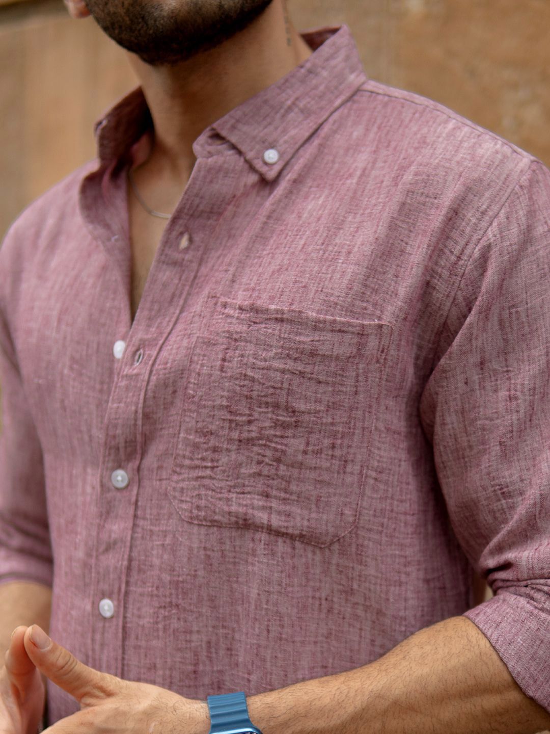 Powerlook Textured Long Sleeves Shirt