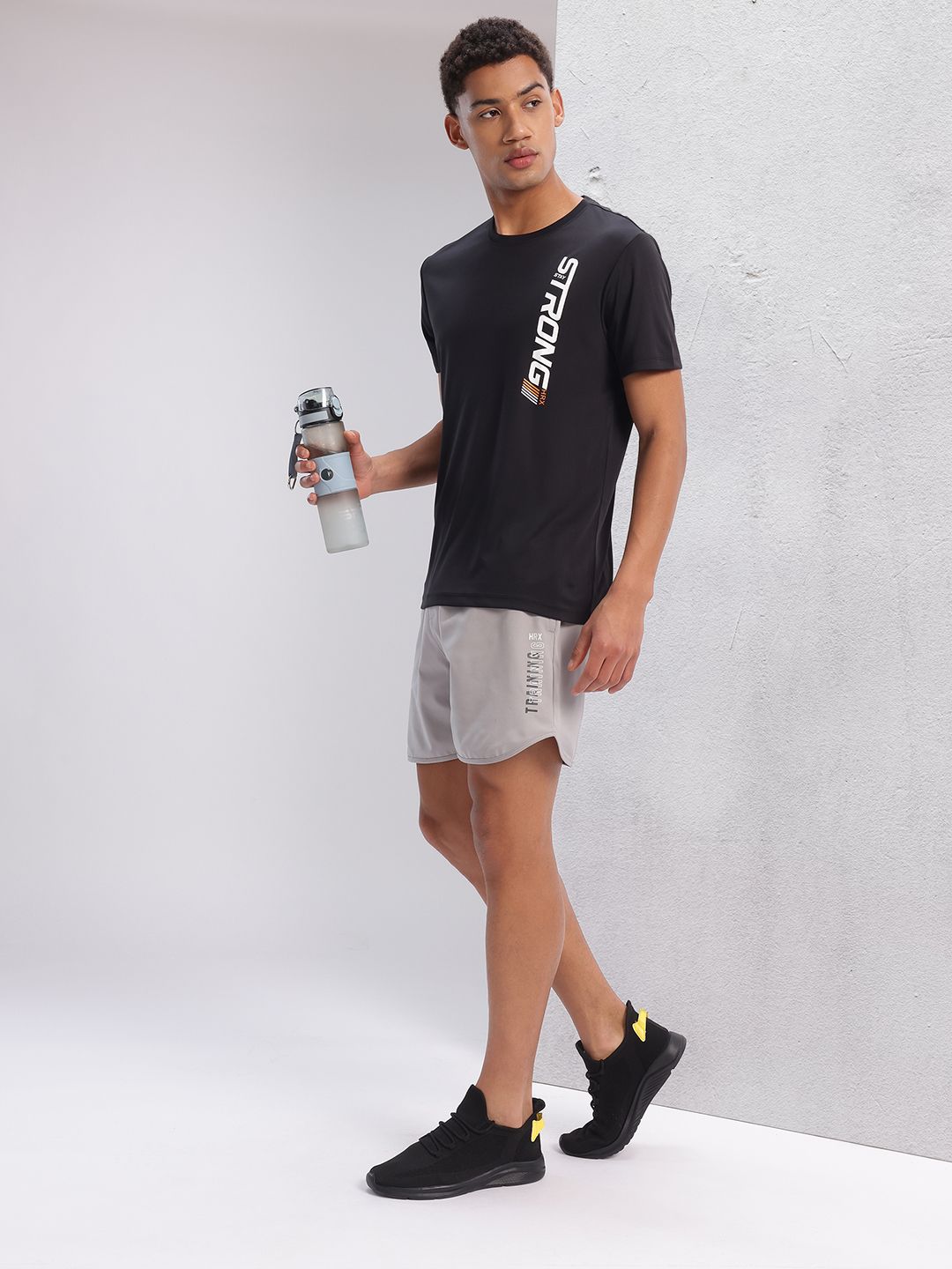 HRX by Hrithik Roshan Printed Rapid-Dry Training T-shirt