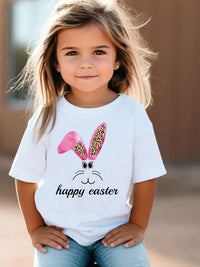 YK Girls High Neck Indigo T-shirt