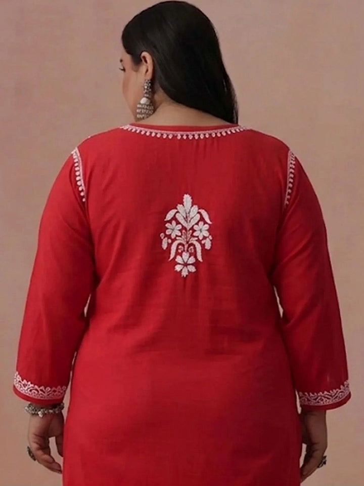 House of Chikankari Women Embroidered Chikankari Kurta